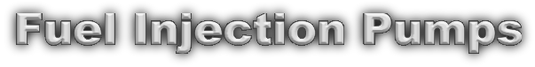 Enderle fuel injection pumps.